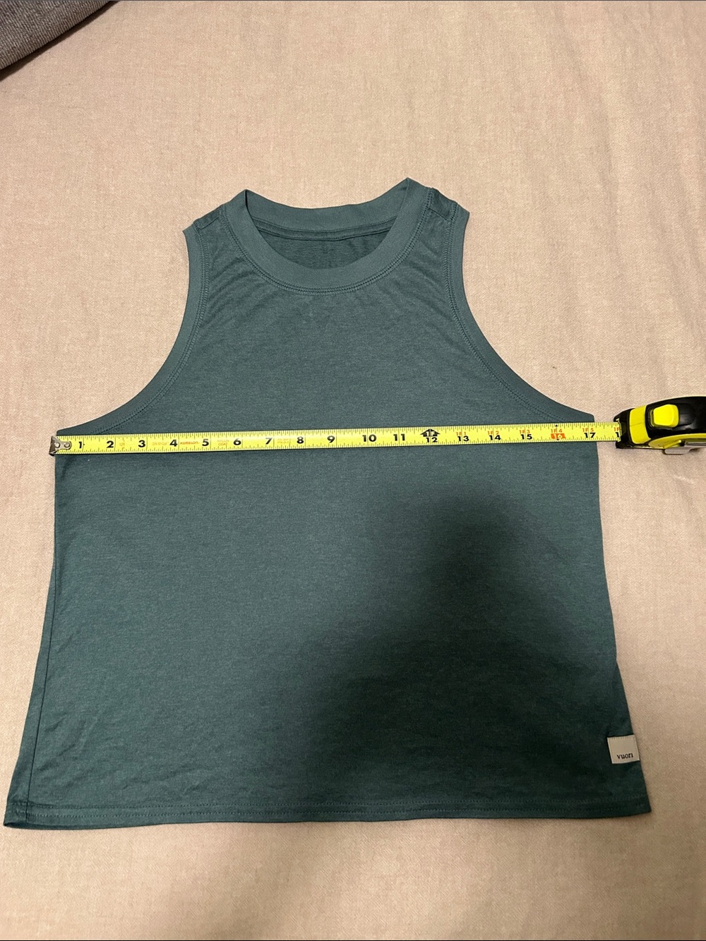Vuori Women's Tank Top - Teal Blue - Picture 5 of 6